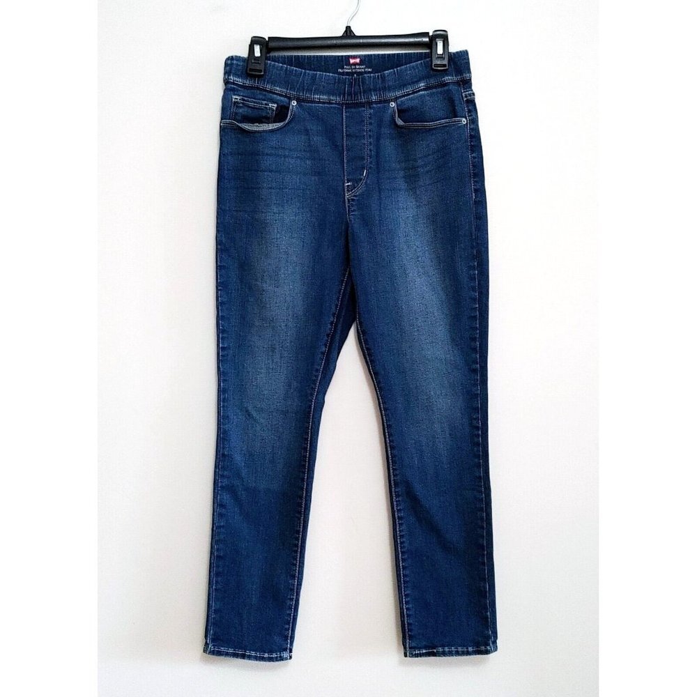 Womens Levi’s Pull On Skinny Jeans Size 8 Stretch Denim Mid Rise